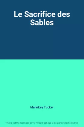 Couverture du produit · Le Sacrifice des Sables