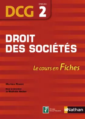 Couverture du produit · Droit des sociétés - DCG 2 - Le cours en fiches par épreuve