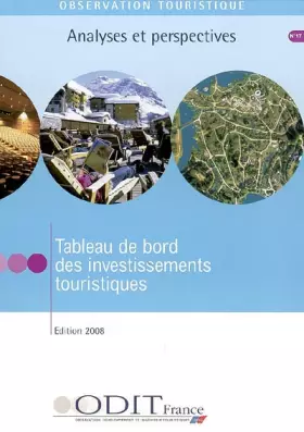 Couverture du produit · Tableau de bord des investissements touristiques