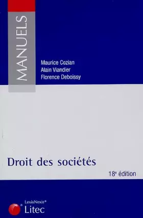Couverture du produit · Droit des sociétés (ancienne édition)