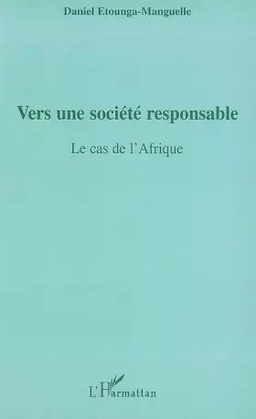 Couverture du produit · Vers une société responsable: Le cas de l'Afrique