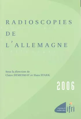 Couverture du produit · Radioscopies de l'Allemagne