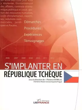 Couverture du produit · S'implanter en République Tchèque