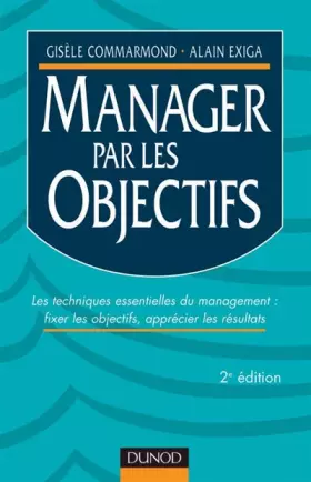 Couverture du produit · Manager par les objectifs