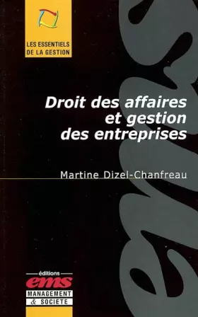 Couverture du produit · Droit des affaires et gestion des entreprises