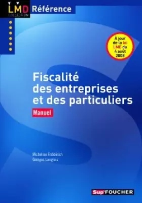 Couverture du produit · Fiscalité des entreprises et des particuliers : Manuel