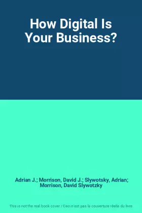 Couverture du produit · How Digital Is Your Business?