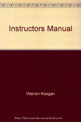Couverture du produit · Instructors Manual