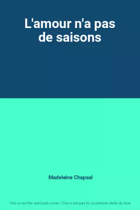 Couverture du produit · L'amour n'a pas de saisons
