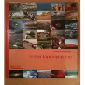 Couverture du produit · Index Toponymique
