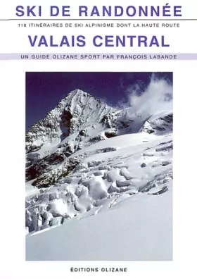 Couverture du produit · Ski de randonnée Valais Central