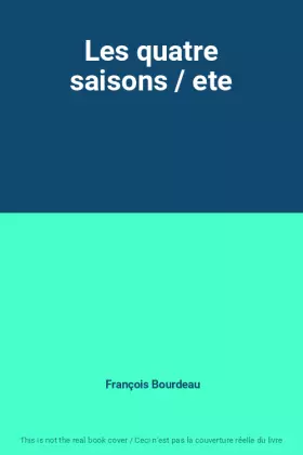 Couverture du produit · Les quatre saisons / ete