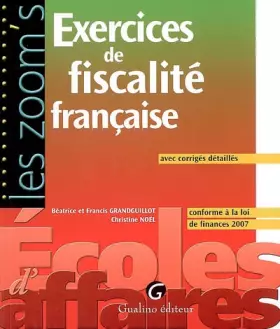 Couverture du produit · Exercices de fiscalité française : Avec corrigés détaillés