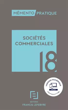 Couverture du produit · MEMENTO SOCIETES COMMERCIALES 2018