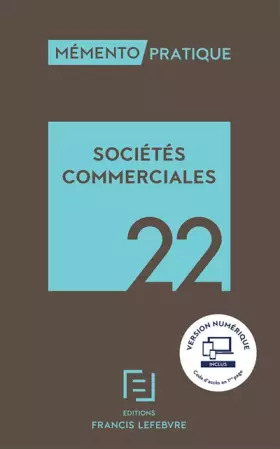 Couverture du produit · Mémento Sociétés commerciales 2022