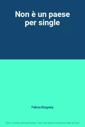 Couverture du produit · Non è un paese per single
