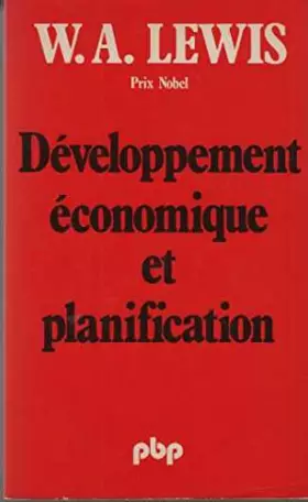 Couverture du produit · Développement économique et planification