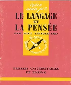 Couverture du produit · Le Langage et la Pensée
