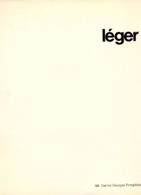 Couverture du produit · Fernand leger