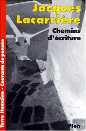 Couverture du produit · Chemins d'écriture