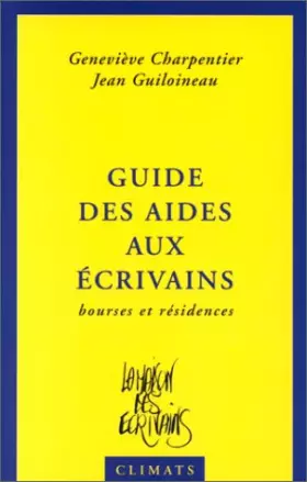 Couverture du produit · Guide des aides aux écrivains