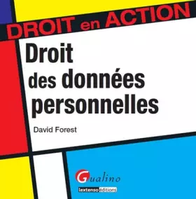 Couverture du produit · Droit des données personnelles