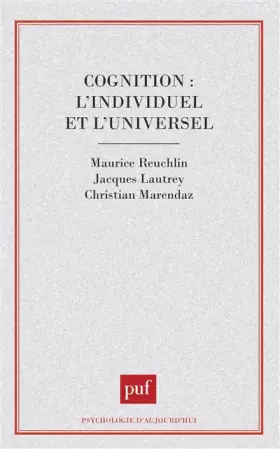 Couverture du produit · Cognition : L'individuel et l'universel