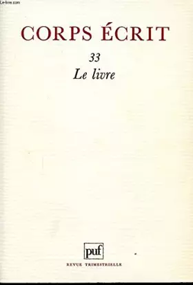 Couverture du produit · Corps ecrit n.33 le livre