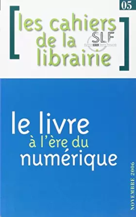 Couverture du produit · Les Cahiers de la Librairie