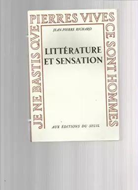 Couverture du produit · Littérature et sensation