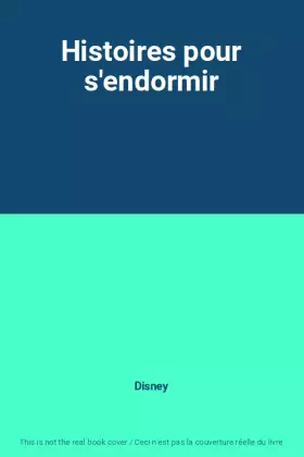 Couverture du produit · Histoires pour s'endormir