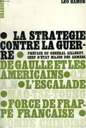 Couverture du produit · La stratégie contre la guerre.