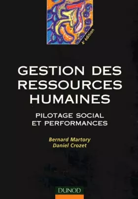 Couverture du produit · Gestion des ressources humaines : Pilotage social et performances