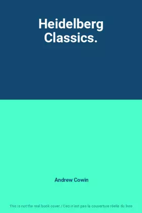 Couverture du produit · Heidelberg Classics.
