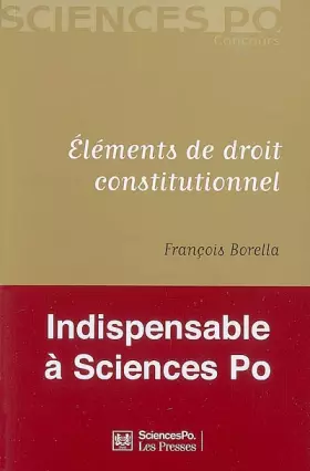 Couverture du produit · Eléments de droit constitutionnel