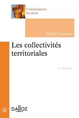 Couverture du produit · Les collectivités territoriales - 5e éd.