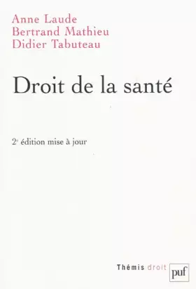 Couverture du produit · Droit de la santé