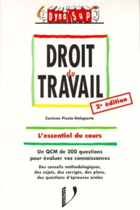 Couverture du produit · Droit Du Travail. 2eme Edition 1998