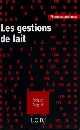 Couverture du produit · Les gestions de fait