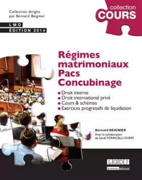Couverture du produit · Régimes Matrimoniaux - PACS - Concubinage, 4ème édition