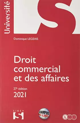 Couverture du produit · Droit commercial et des affaires 2021 CAMPUS - 27e ed.