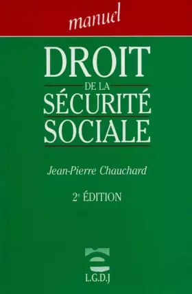 Couverture du produit · Droit de la sécurité sociale