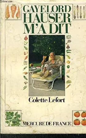 Couverture du produit · Gayelord Hauser m'a dit