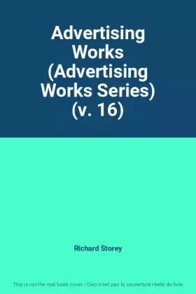 Couverture du produit · Advertising Works (Advertising Works Series) (v. 16)