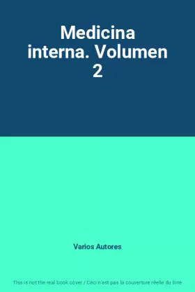 Couverture du produit · Medicina interna. Volumen 2