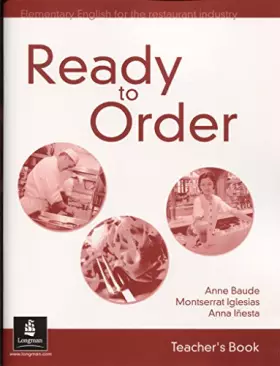 Couverture du produit · Ready to Order Teacher's Book: Elementary English for the Restaurant Industry