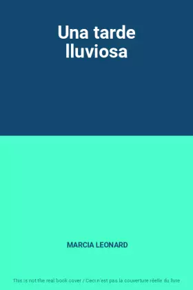 Couverture du produit · Una tarde lluviosa