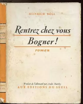 Couverture du produit · RENTREZ CHEZ VOUS BOGNER !