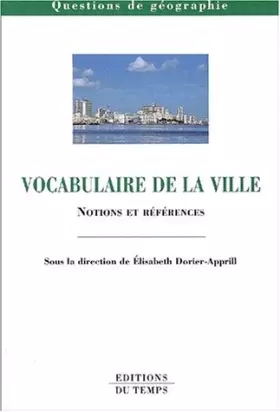 Couverture du produit · Vocabulaire de la ville