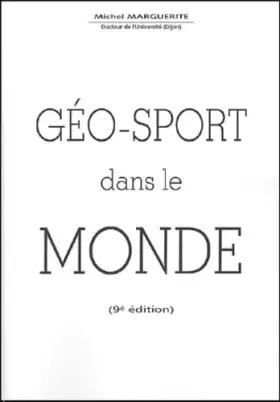 Couverture du produit · Géo-Sport dans le monde